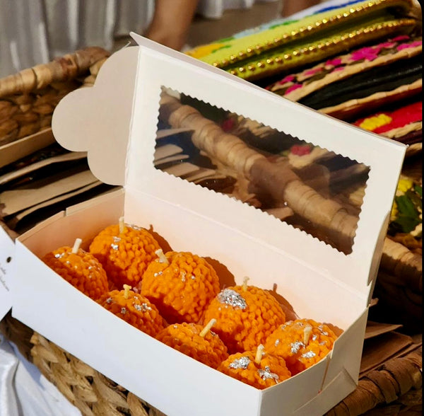 Traditional Motichoor Ladoo Candle