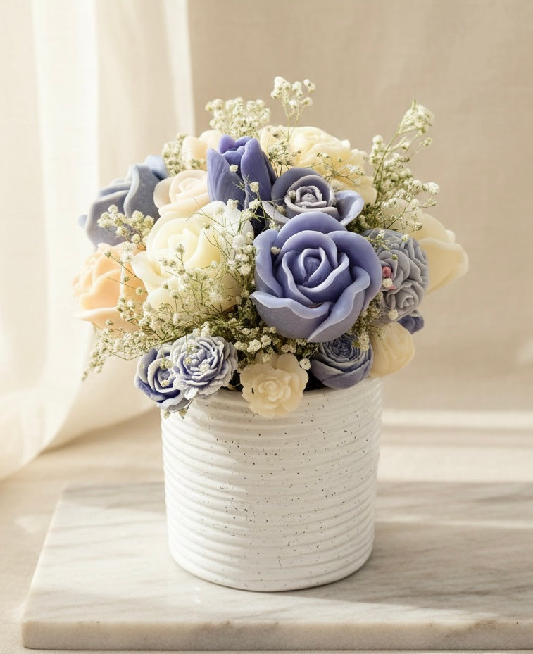 Neelima  - Scented Wax Flower Bouquet