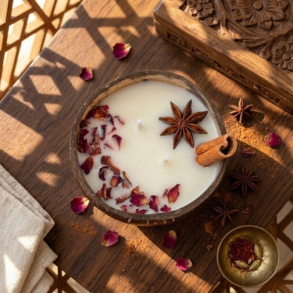 Coco-nutty · Coconut Shell Soy Wax Candle