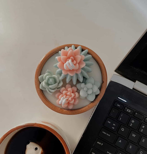 Succulent Floret Scented Candle