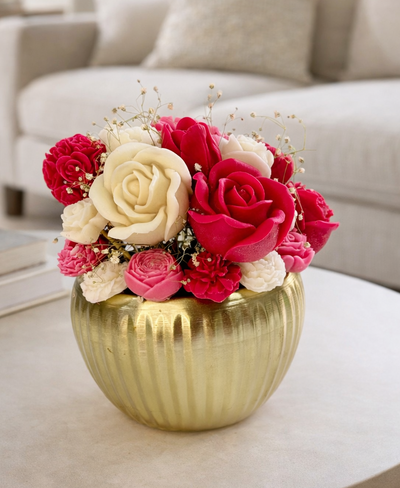 Whispering Fuchsia - Scented Wax Bouquet