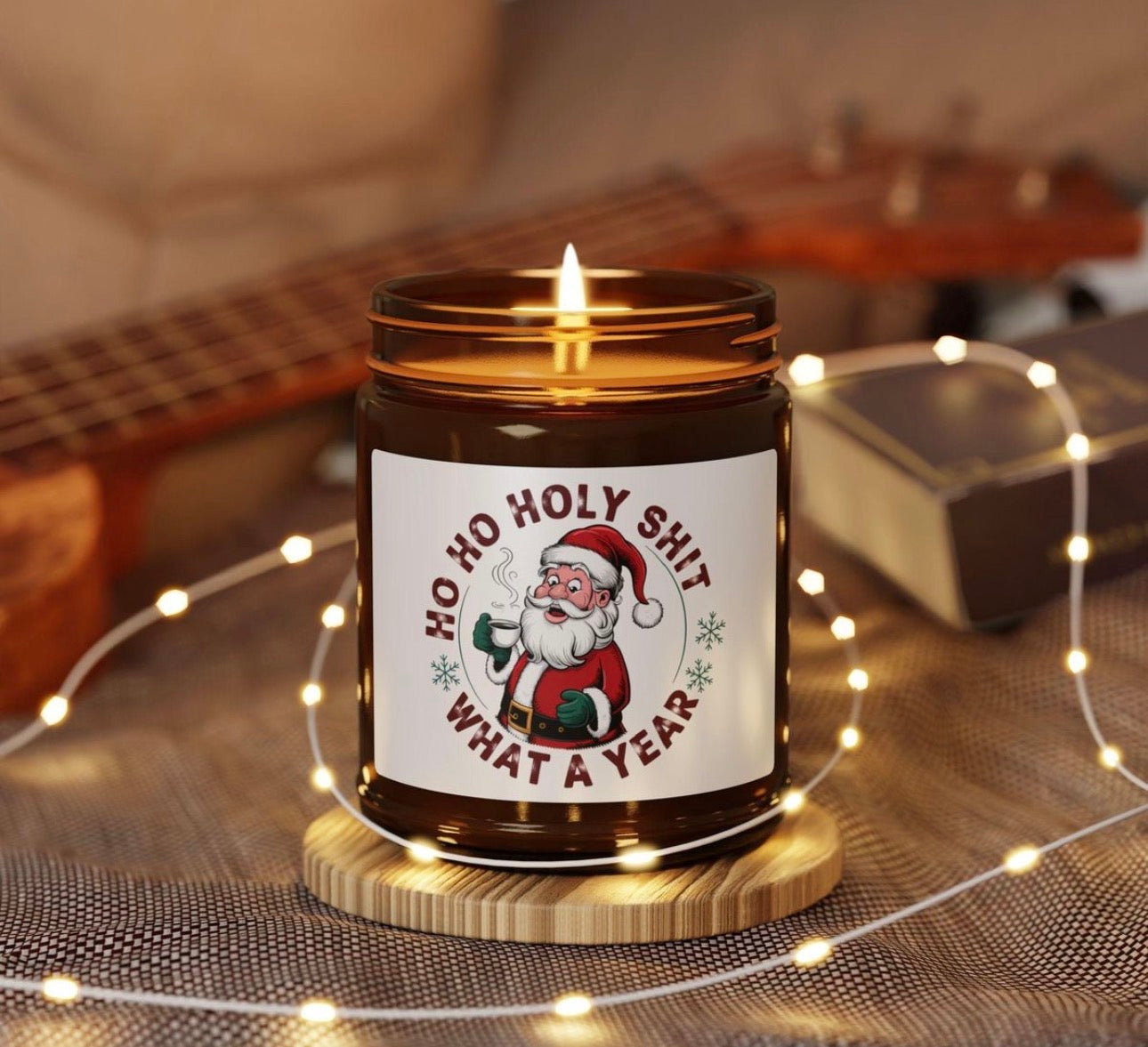 Merry Christmas Glow - Custom Sticker