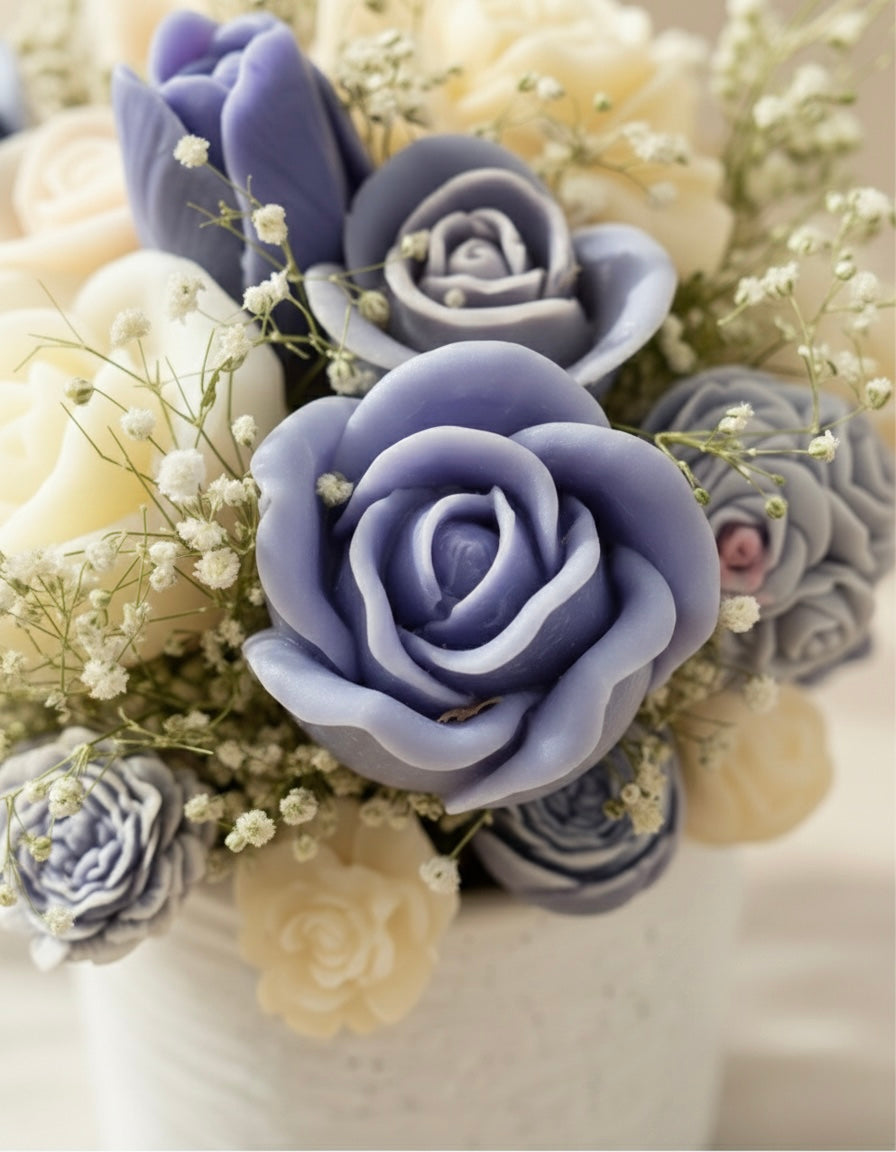 Neelima  - Scented Wax Flower Bouquet