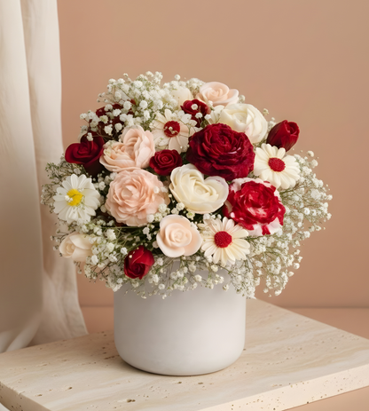 Apsara - Handcrafted Scented Wax Flower Bouquet