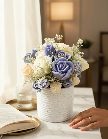 Neelima  - Scented Wax Flower Bouquet