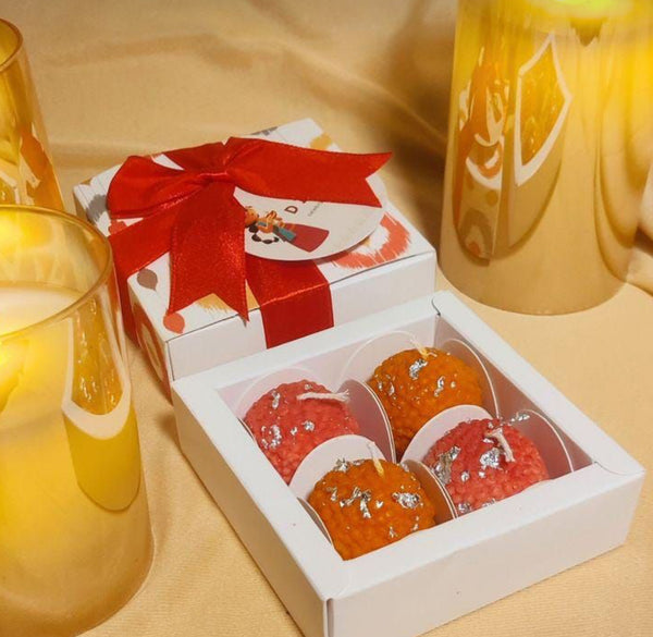 Traditional Motichoor Ladoo Candle