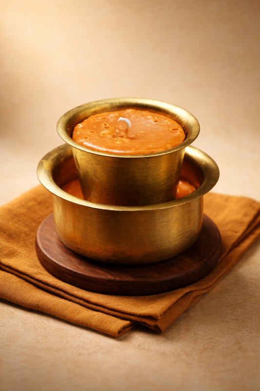Filter Coffee Candle - Brass