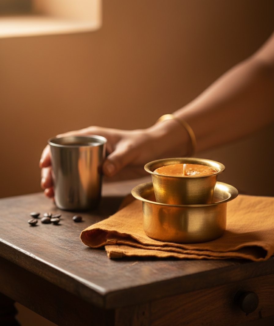 OG Filter Coffee Candle - Brass
