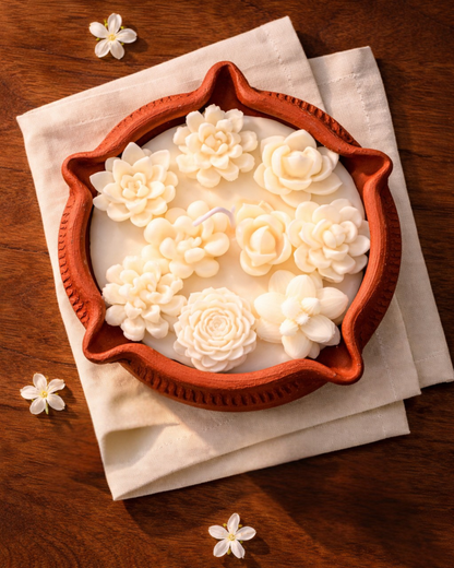 Mitti & Bloom — Sculpted Botanical Candle