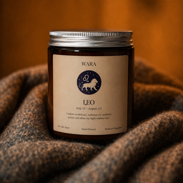 Leo Zodiac Candle
