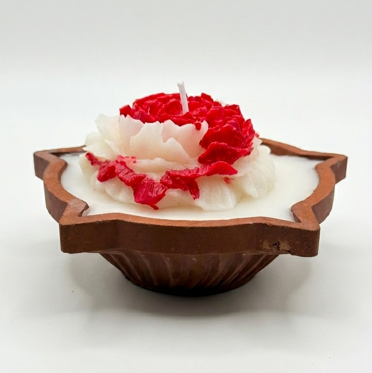 Gulmohar - Handcrafted Floral Soy Wax Candle