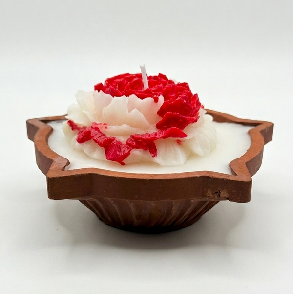 Gulmohar - Handcrafted Floral Soy Wax Candle
