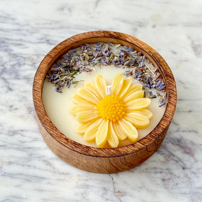 Summer Lavender • Sculptural Soy Wax Candle