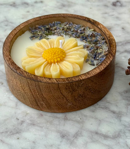 Summer Lavender • Sculptural Soy Wax Candle