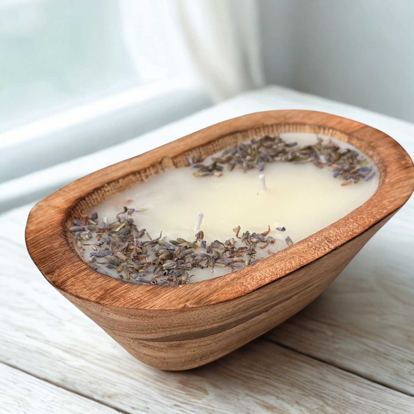 Summer Lavender • Sculptural Soy Wax Candle