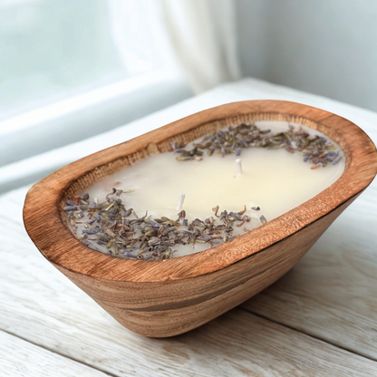 Summer Lavender • Sculptural Soy Wax Candle