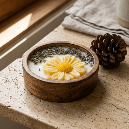 Summer Lavender • Sculptural Soy Wax Candle