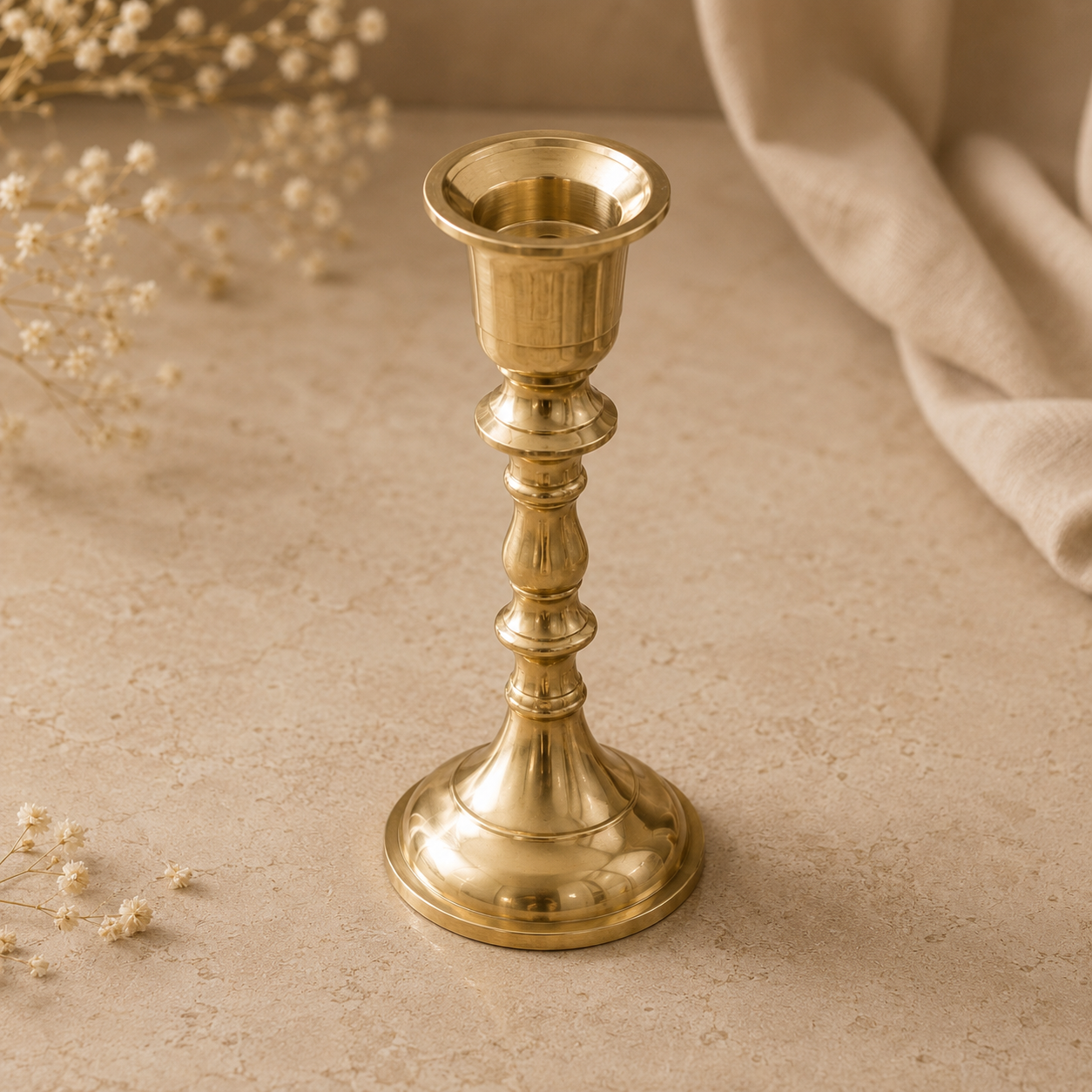 The Heirloom Brass Candlesticks - Set of 2