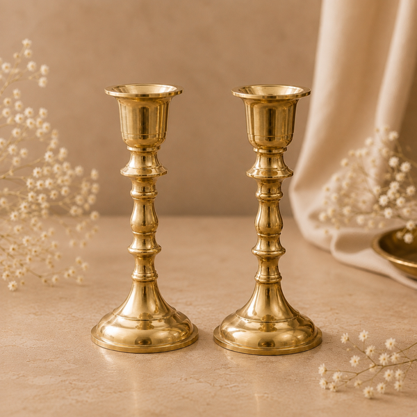 The Heirloom Brass Candlesticks - Set of 2