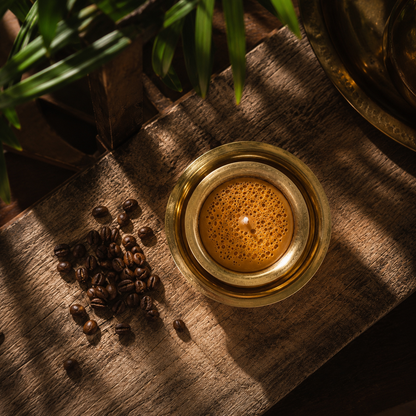 Filter Coffee Candle - Brass Dabara