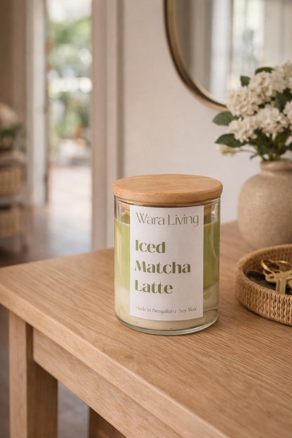 Iced Matcha Latte | Matcha-Inspired Soy Wax Candle