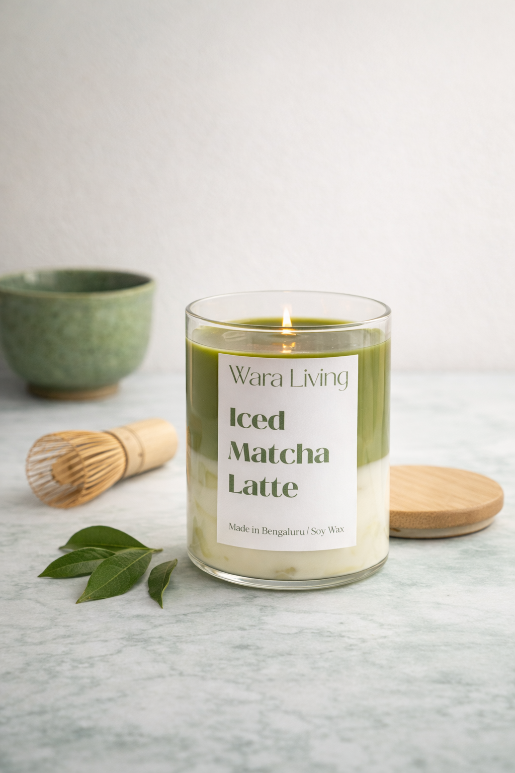 Iced Matcha Latte | Matcha-Inspired Soy Wax Candle