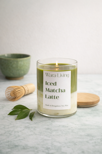 Iced Matcha Latte | Matcha-Inspired Soy Wax Candle