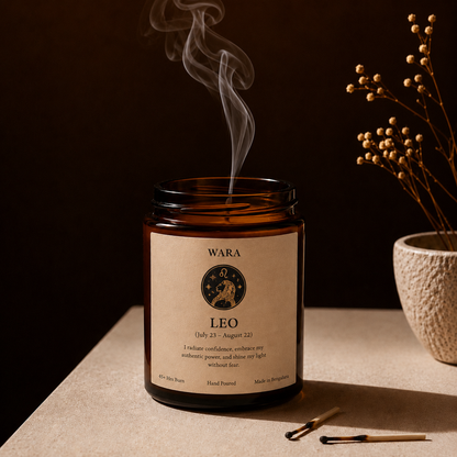 Leo Zodiac Candle