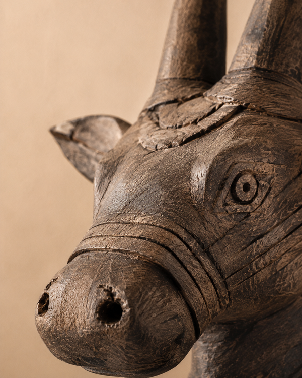 NANDI - Hand-Carved Wooden Sculpture