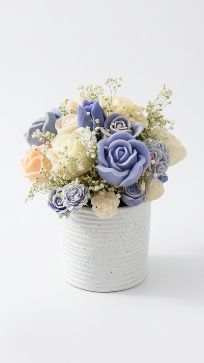 Neelima  - Scented Wax Flower Bouquet
