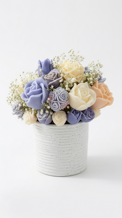 Neelima  - Scented Wax Flower Bouquet