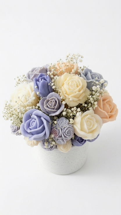 Neelima  - Scented Wax Flower Bouquet
