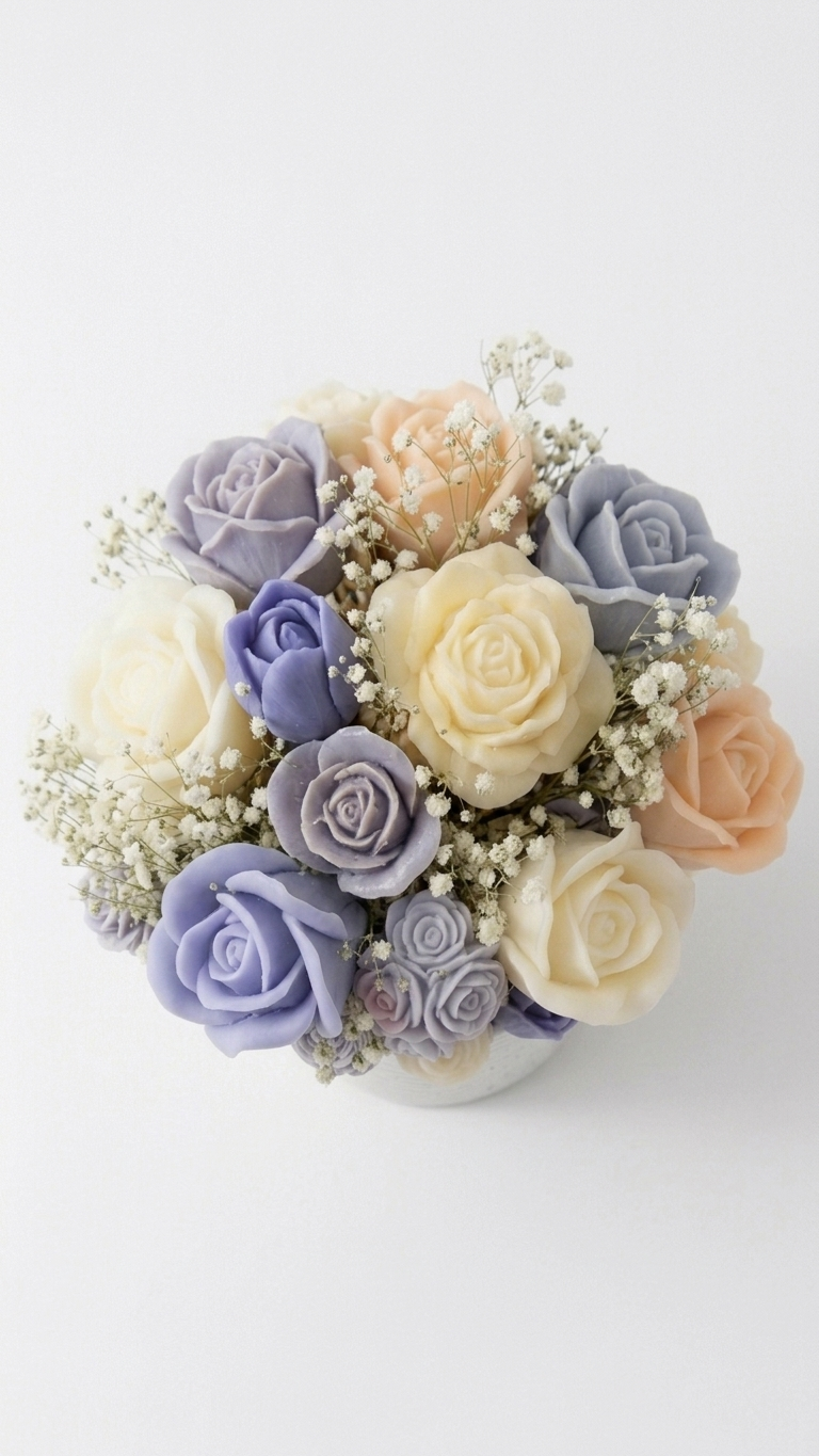 Neelima  - Scented Wax Flower Bouquet