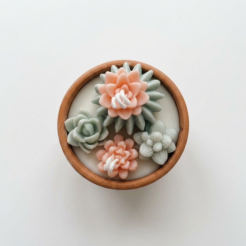 Succulent Floret Scented Candle