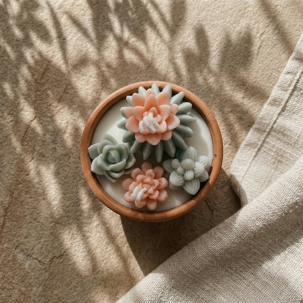 Succulent Floret Scented Candle