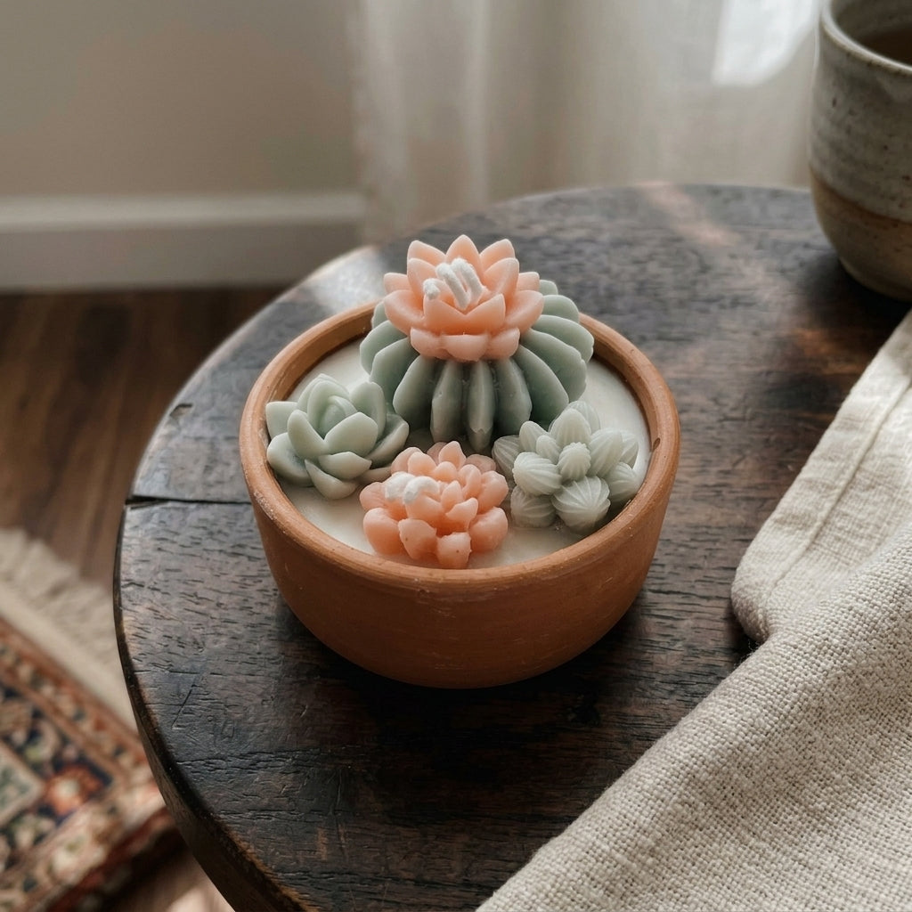 Succulent Floret Scented Candle