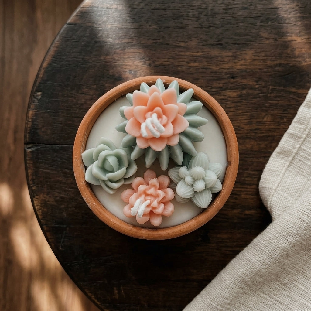Succulent Floret Scented Candle