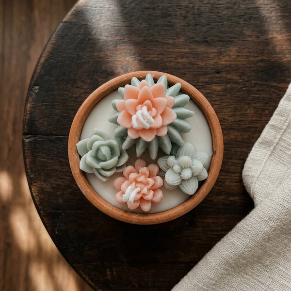 Succulent Floret Scented Candle